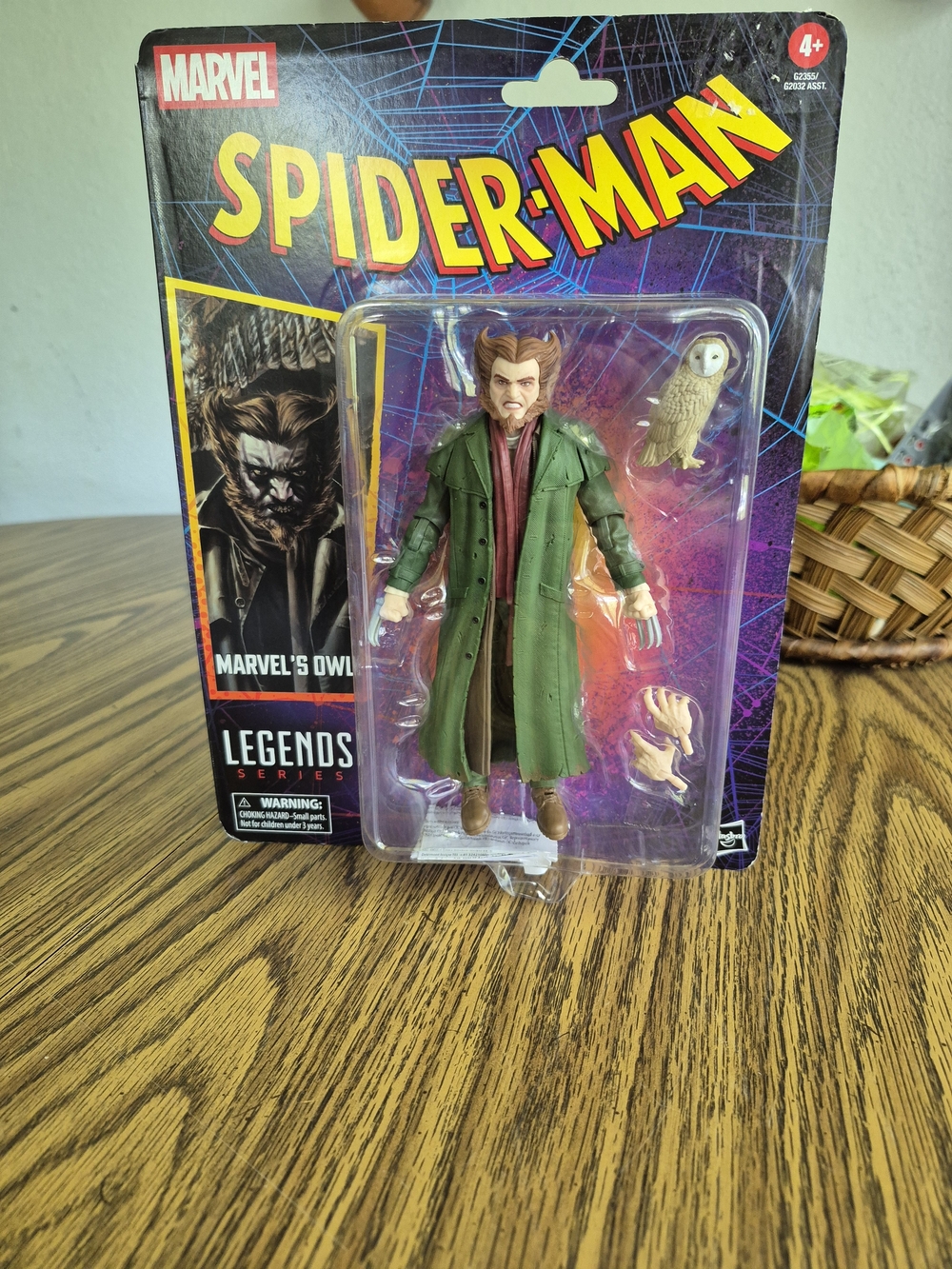Marvel Spider-Man Legends Series Marvel's Owlman Action Figure - Green